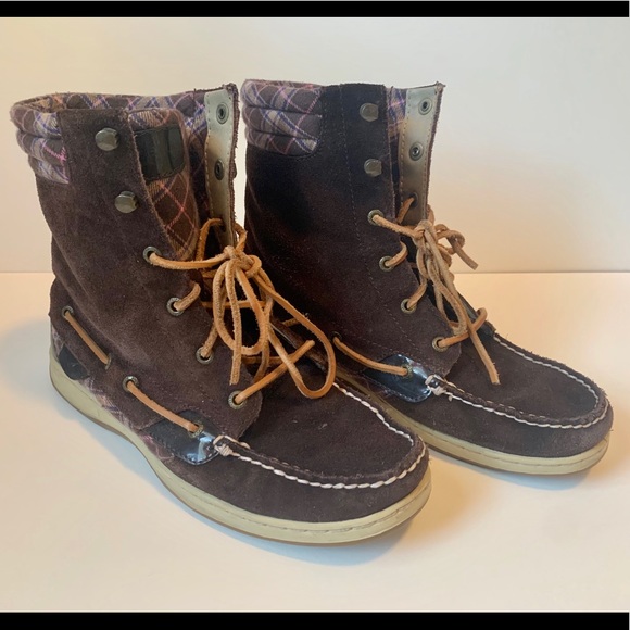 Sperry Hikerfish Suede Lace Up Boots - Picture 3 of 5